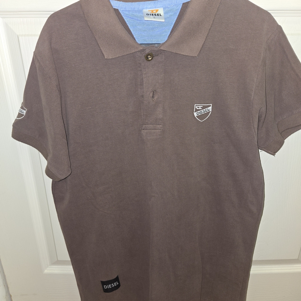Diesel Men's Brown Polo Shirt